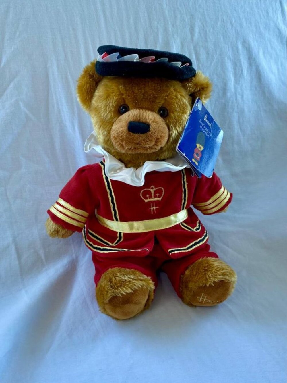 Vintage Rare 12" Harrods Knightsbridge Beefeater Bear UK Plush